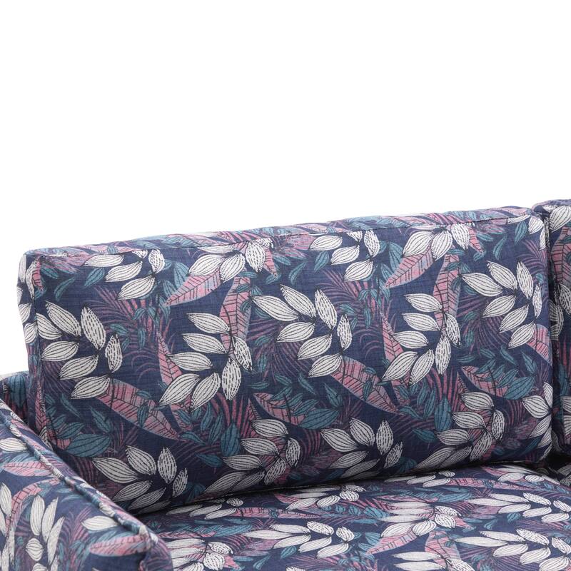 Modern Style Loveseat Sofa 75.75" Sofa Couch 2-seater Sofa with Spacious Seating Area for Living Room