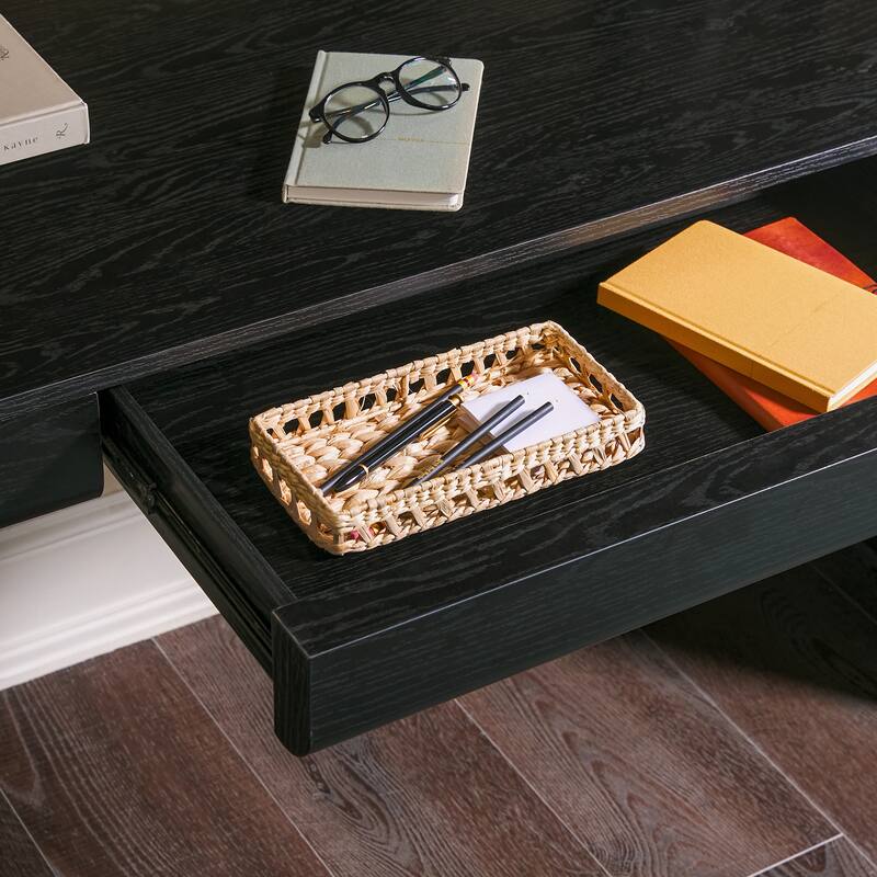 Walker Edison Modern Waterfall Writing Desk