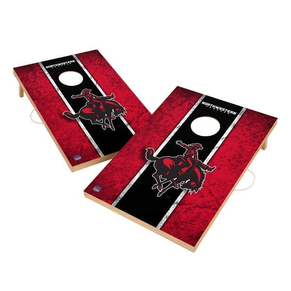 slide 2 of 5, Vintage Northwestern Oklahoma State University Rangers Regulation 2x4 Cornhole Set
