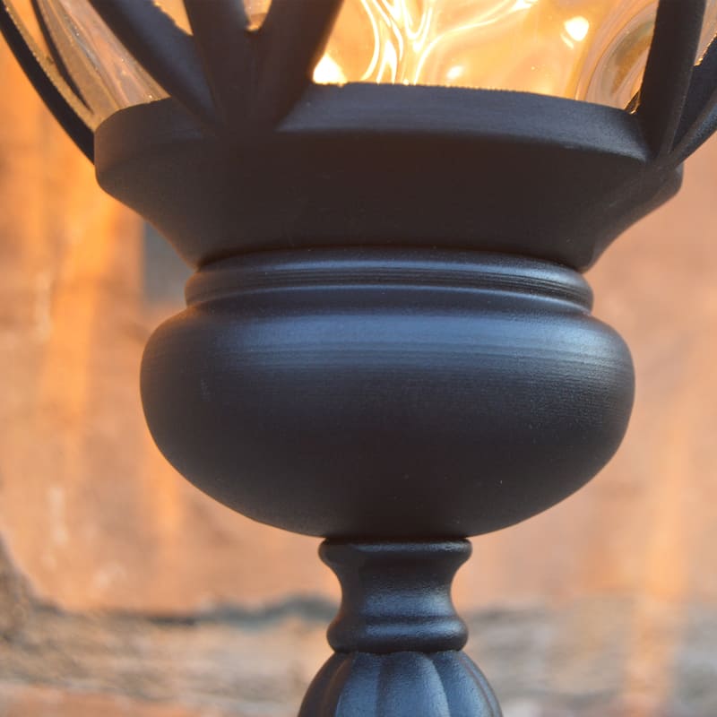 Macomber Matte Black Outdoor Wall Lantern - Matte Black