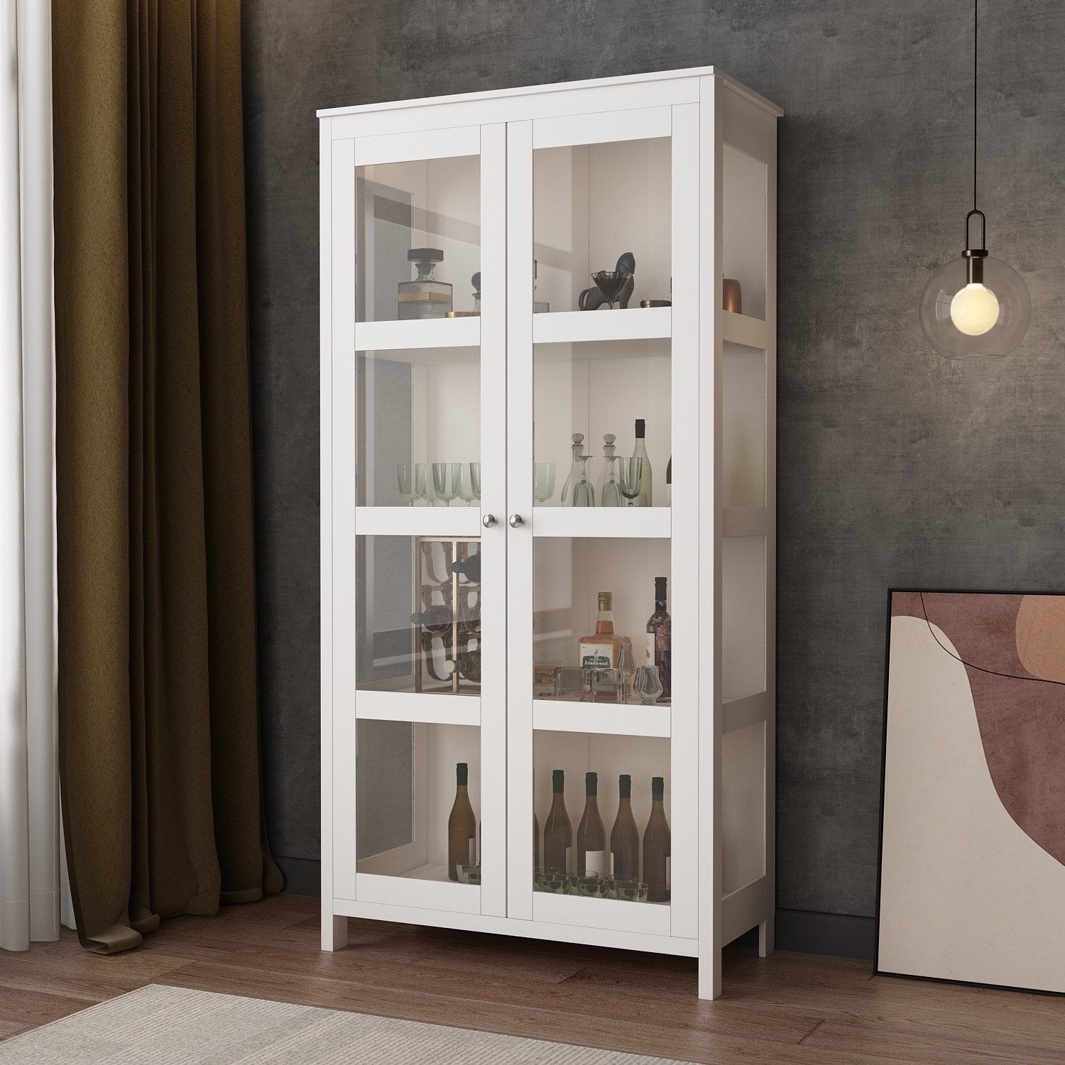 https://ak1.ostkcdn.com/images/products/is/images/direct/26ffe0d3cc202e70c403092062015eadd1baed02/Kerrogee-Tall-Storage-Cabinet-with-4-Tier-Shelf-Acrylic-Glass%2C-White.jpg