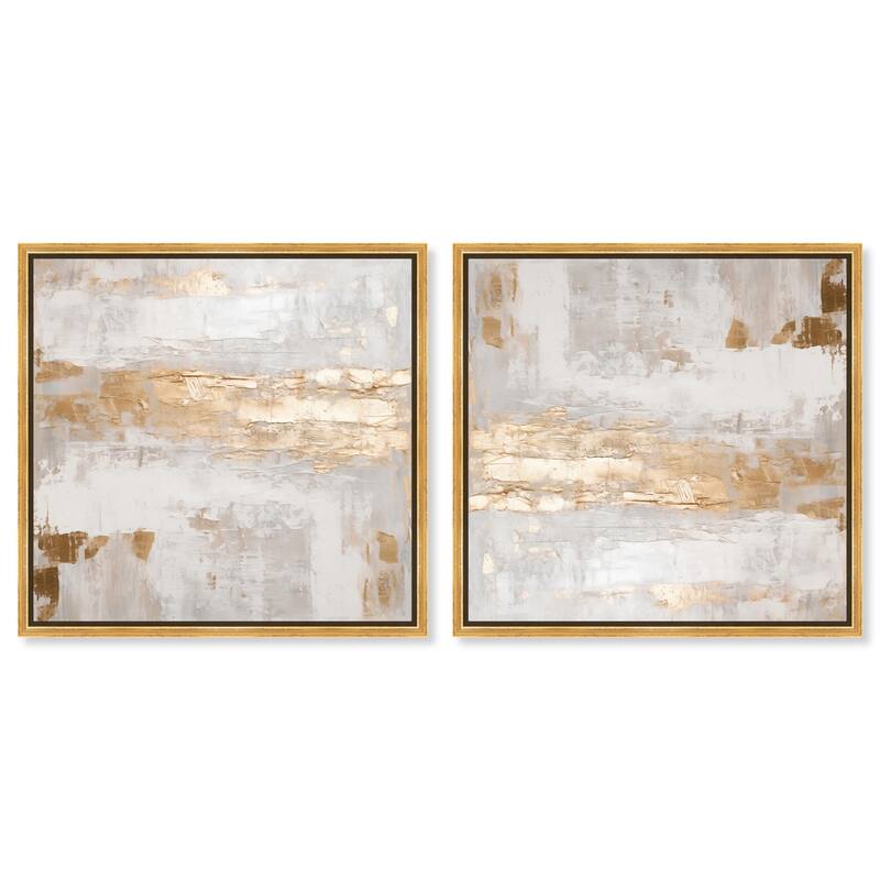 Pretty Spring Time Books Glam Canvas by Art Remedy - 10" x 15" - Silver