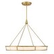 preview thumbnail 6 of 5, Minka Lavery 3476-L Velaris 37" Wide Pendant with Faux Alabaster