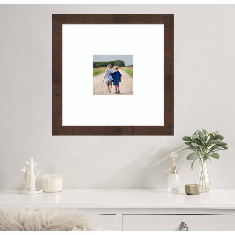 Wildwood Brown Narrow Framed Picture Frame, Photo Frame