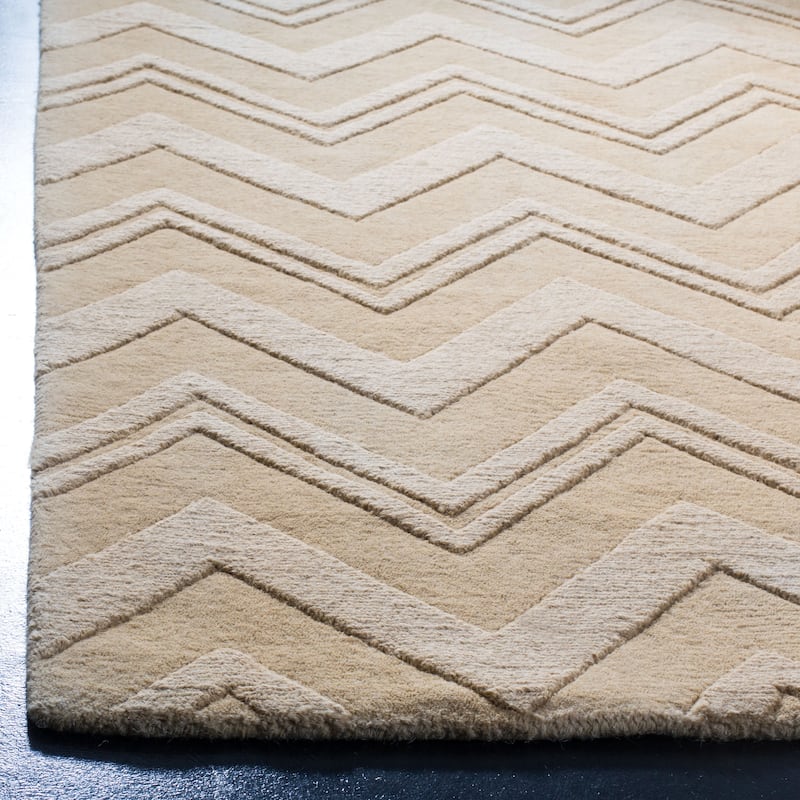 SAFAVIEH Handmade Impressions Frouwe Modern Wool Rug