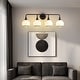 preview thumbnail 144 of 151, Modern Vanity Lights Dimmable Bathroom Light Fixtures with Glass Shade