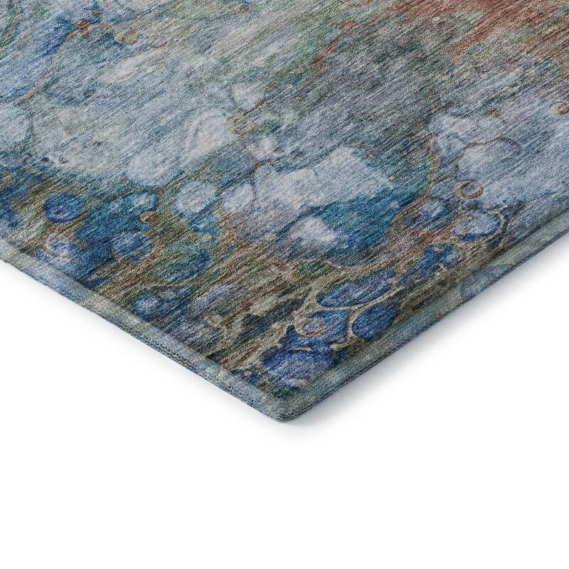 Premium Washable Super Soft Contemporary Ripples Mayfield Rug