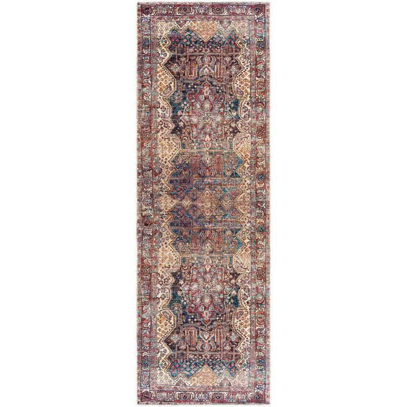 Livabliss Cardozo Vintage Machine Washable Area Rug