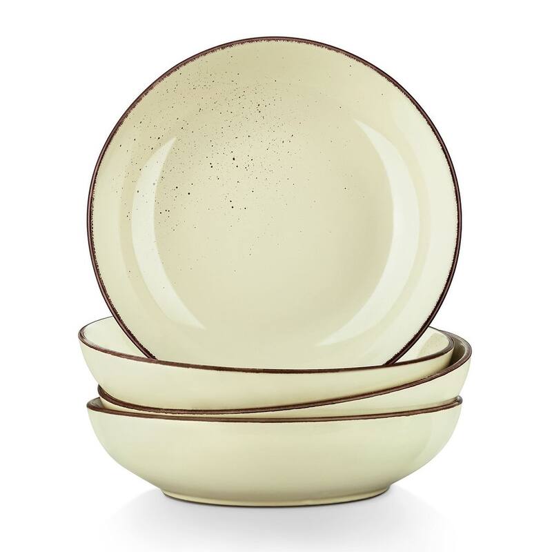 vancasso Navia 4-Piece Pasta Bowl Set, 40 Oz