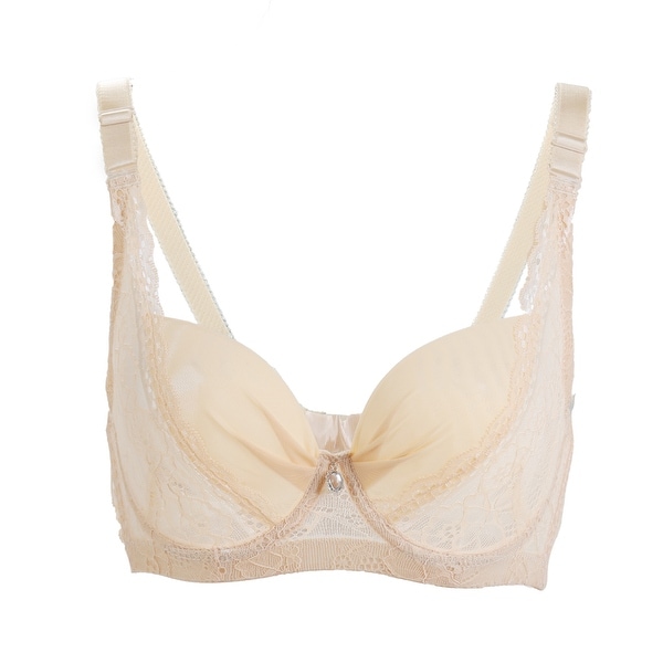 sheer underwire bra plus size