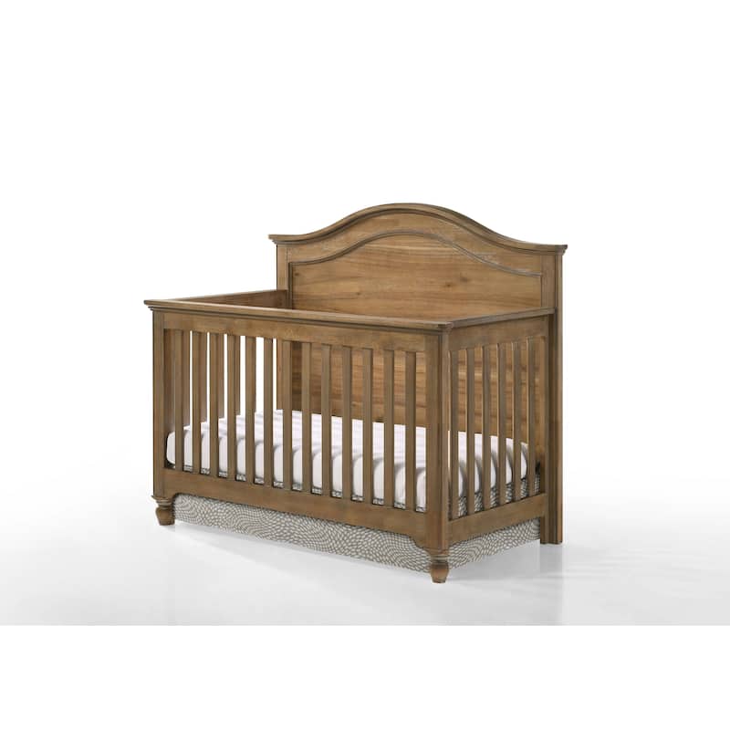 Highland 59" Wide Farmhouse Crib, Sand Dune Brown