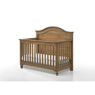 Highland 59" Wide Farmhouse Crib, Sand Dune Brown