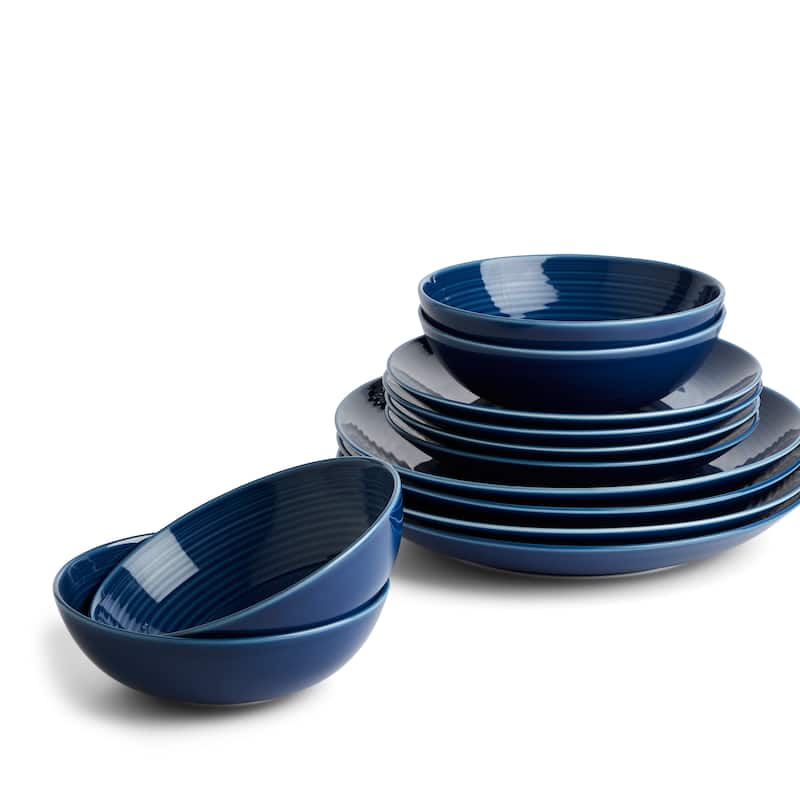 Royal Doulton Exclusively for Gordon Ramsay Maze Denim, 12 Piece Set - Denim