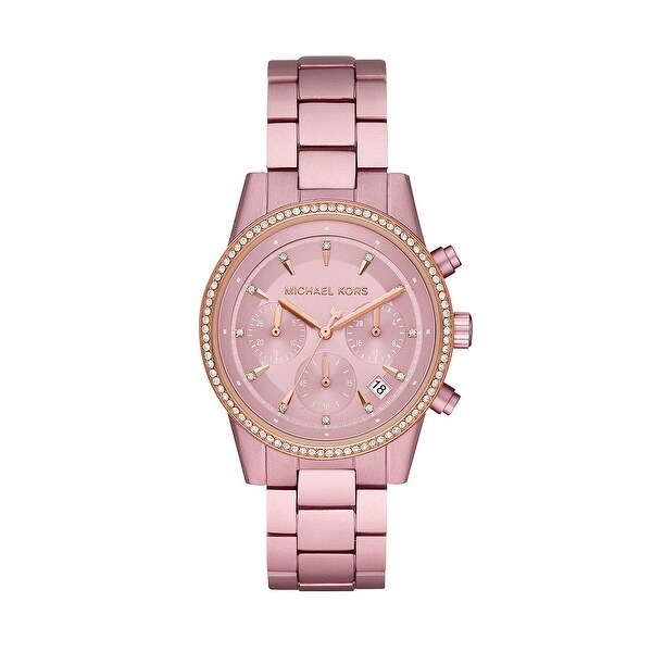 michael kors women's pink watch