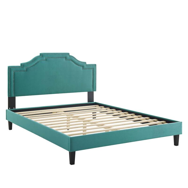 Adelaide Performance Velvet King Platform Bed