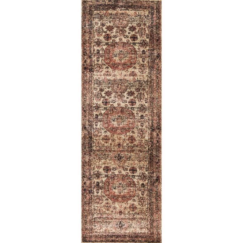 Alexander Home Contessa Traditional Medallion Distressed Rug