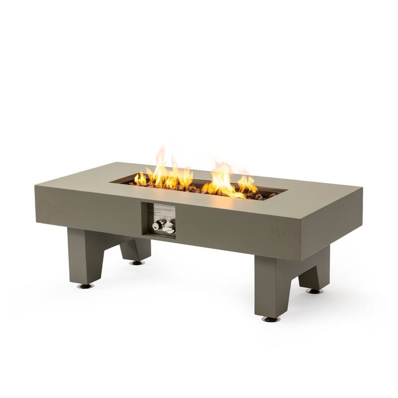 42-Inch Iron Fire Pit Table