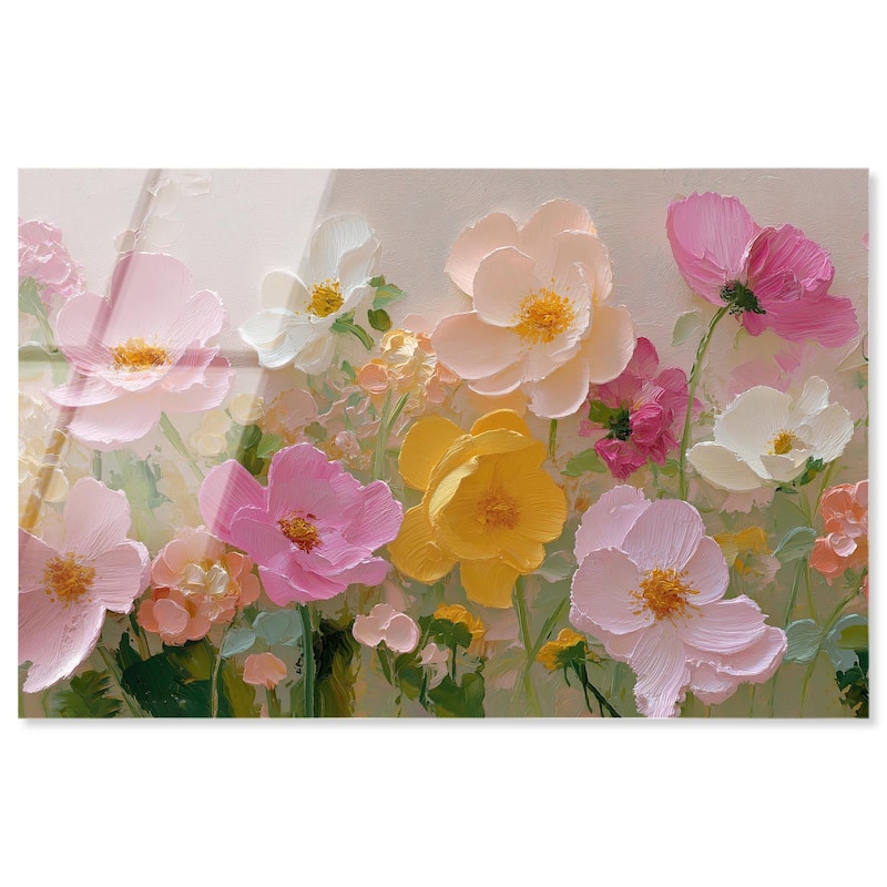 Expressed in Petals II Acrylic by Art Remedy, Ready to Hang - 45" x 30"