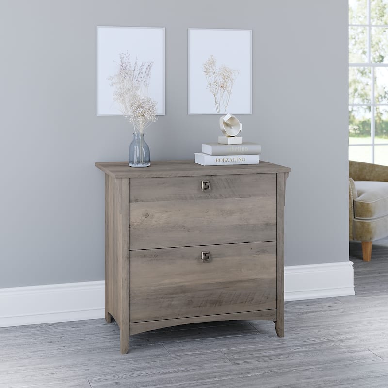 Salinas 2-drawer Lateral File Cabinet - Grey
