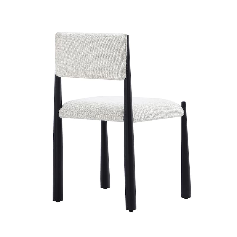 Manhattan Comfort Lennor Metal Boucle Side Chair Set of 2