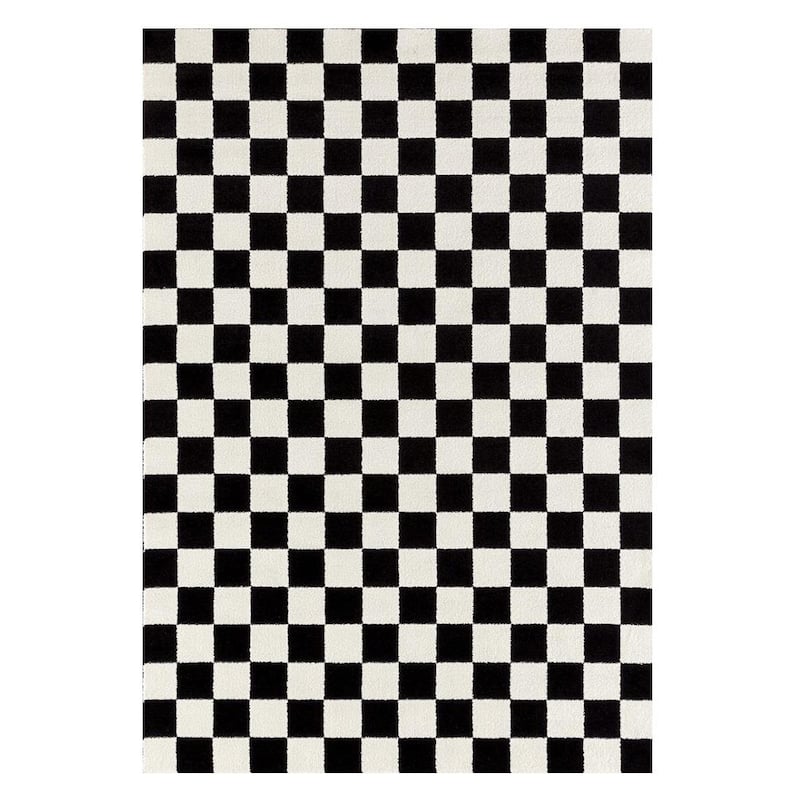 Luxe Weavers Checkered Geometric Area Rug - 5' x 7'