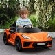preview thumbnail 8 of 8, 12V Chevrolet Corvette Licensed Electric Ride-On Car for Kids with Remote Control, Music, Toddler Ride On Car for 3-6 Years