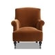 preview thumbnail 10 of 30, Eloise 30" Transitional Velvet Pleated Sock Arm Accent Chair