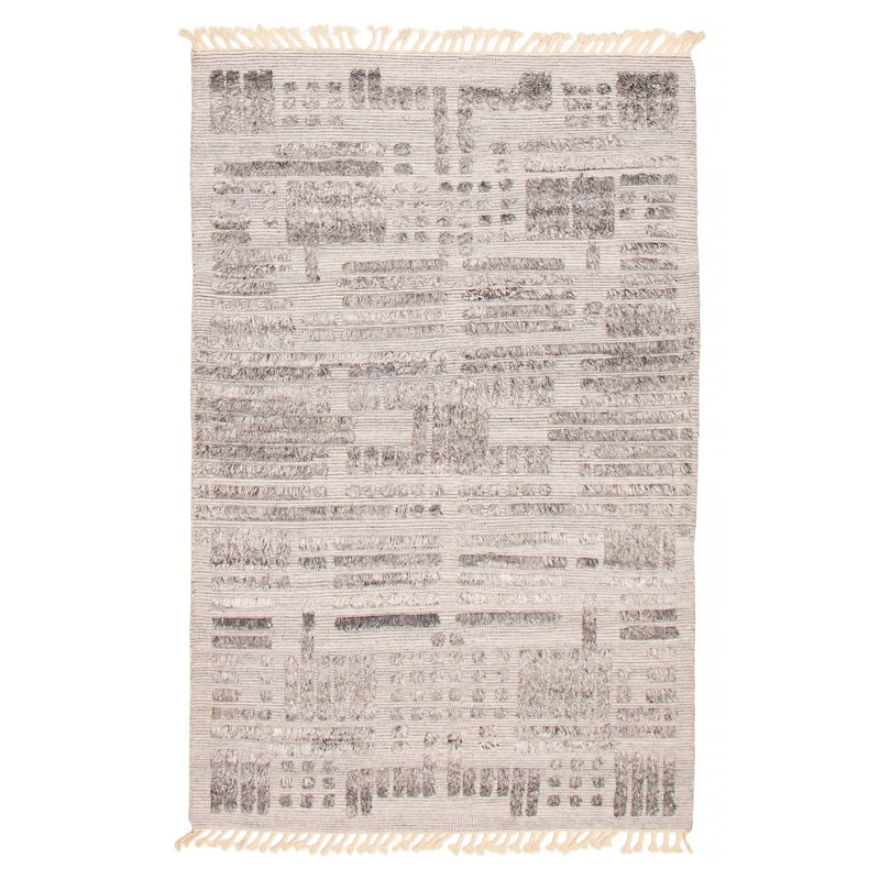 Tangier Grey Rug 5'1" x 8'1" - 5'1 x 8'1 - Light Grey - 5'1 x 8'1