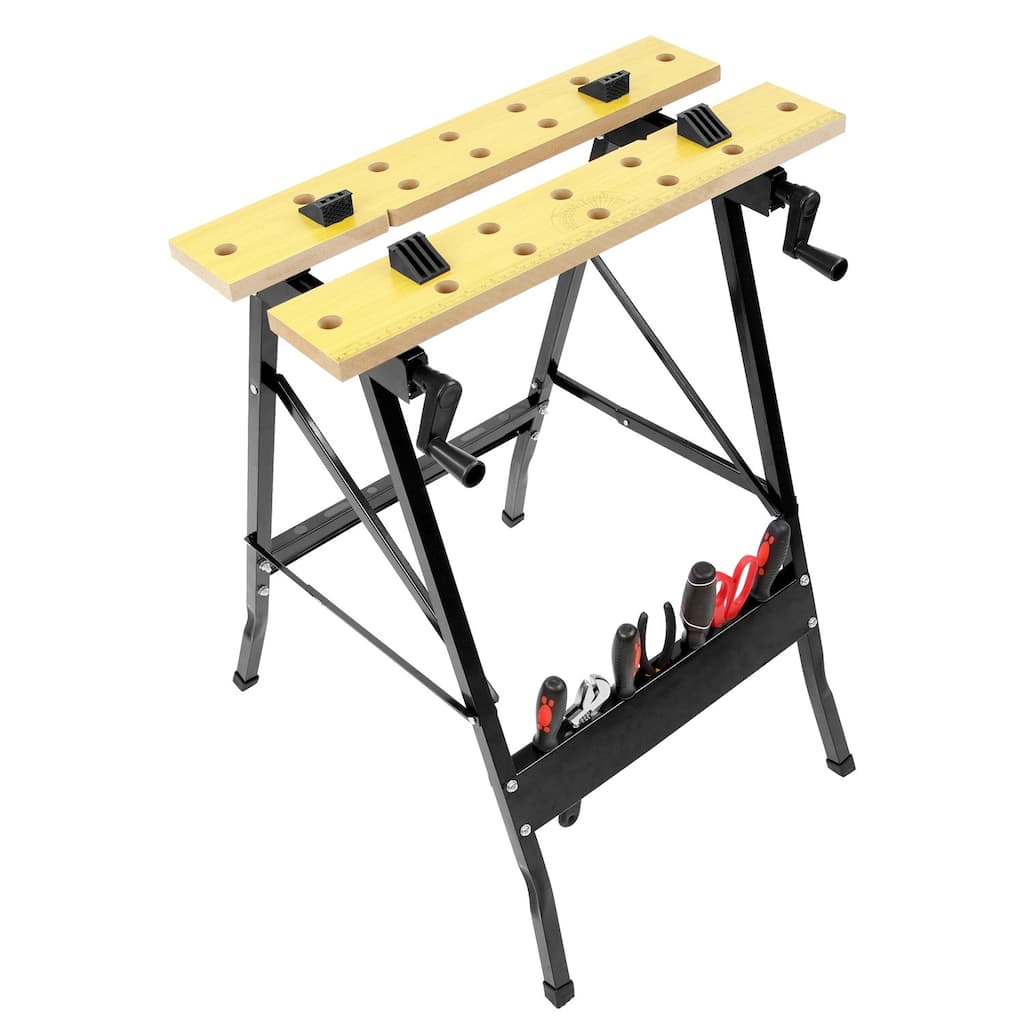 Work-It! Portable Workbench, Easy to Transport with Heavy-Duty Steel Frame, 150 Lbs Capacity