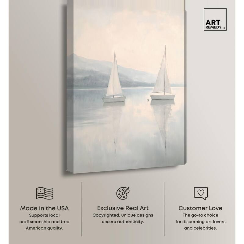 Dreaming of Sails II Canvas by Art Remedy, Gallery Wrapped