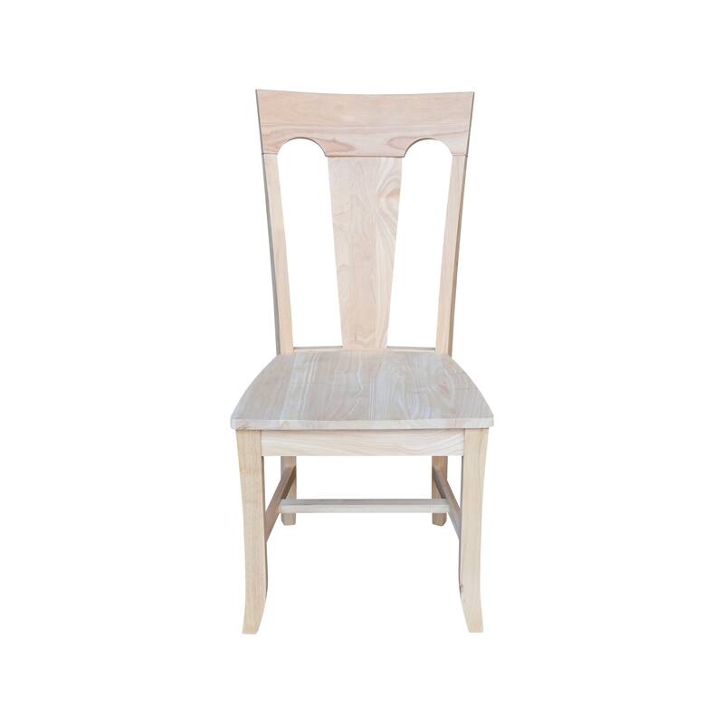 Elle Solid Wood Dining Chairs, Set of 2