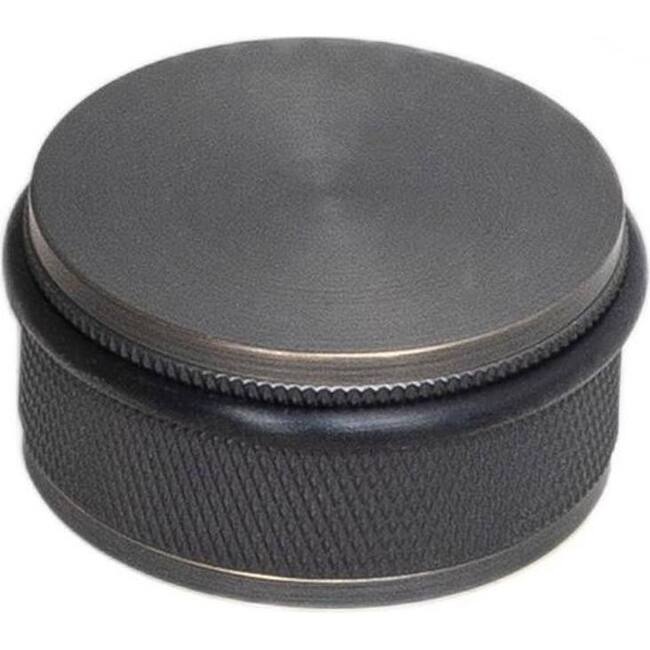 Buster + Punch NDS-09381 Cross 2" Wide Round 1" Tall Luxury Designer - Smoked Bronze