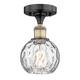 Option Clear Water Glass / Black Antique Brass