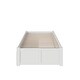 preview thumbnail 5 of 5, Concord Twin Platform Bed with Footboard and 2 Bed Drawers in White