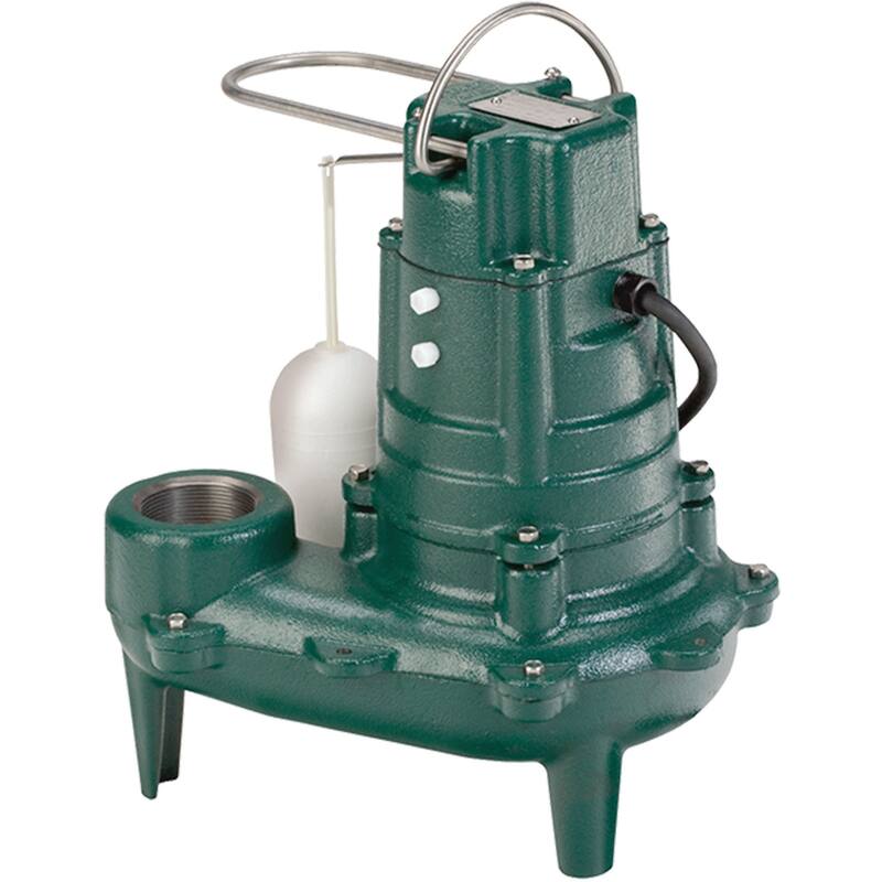Zoeller 1/2 HP Automatic Submersible Sewage and Effluent Pump - Natural