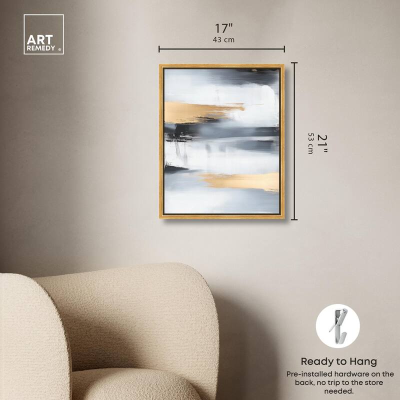 Visual Gold Vortex II Canvas by Art Remedy