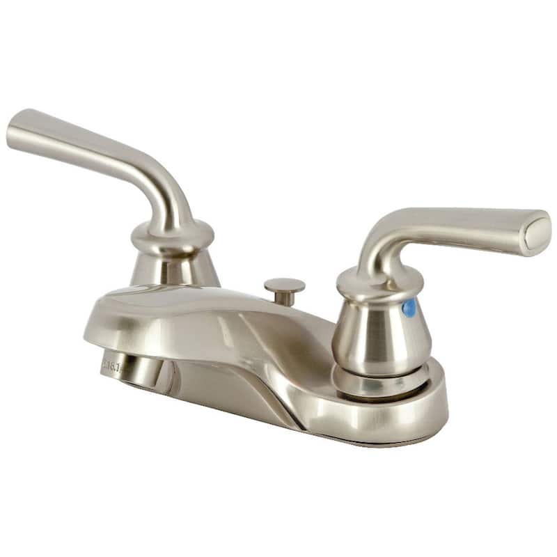 Kingston Brass KB25.RXLB Restoration 1.2 GPM Centerset Bathroom Faucet - Brushed Nickel