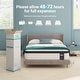 preview thumbnail 7 of 5, 12" Hybrid Mattress - Bamboo Charcoal Foam, 5-Zone Pocket Coils, CertiPUR-US® Certified, Medium Firm Support