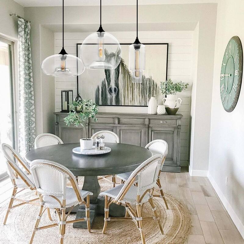 3 - Light Modern Cluster Pendant Chandelier with Clear Glass