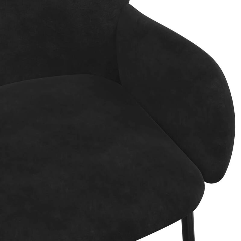 vidaXL Dining Chairs 2 Pcs Accent Upholstered Chair for Living Room Velvet - 22.8" x 22.4" x 30.9"