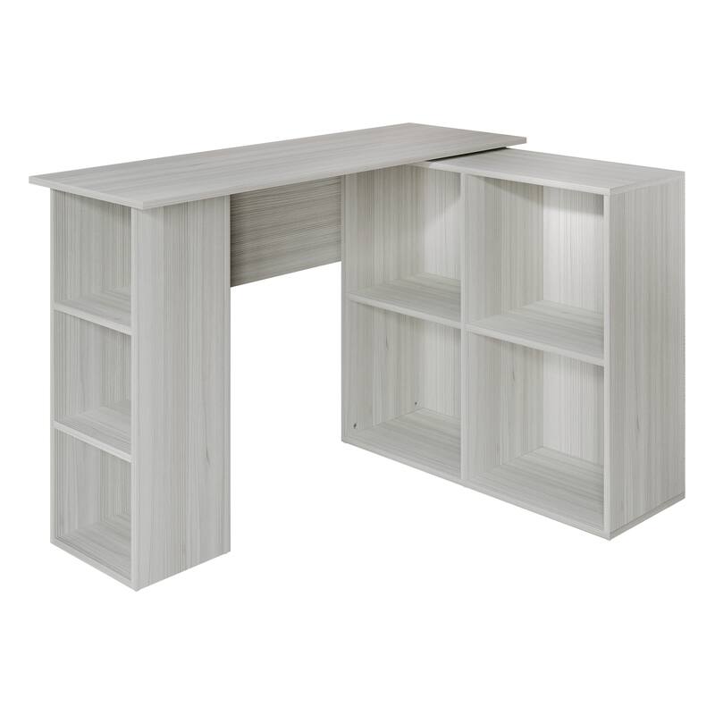 CraftPorch Elegance L-Shape Writing Desk with Cabinet