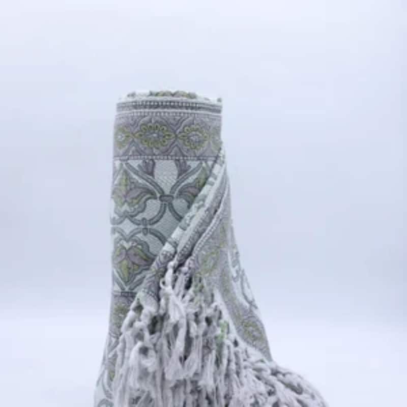 Fabdivine Hridyavan Handcrafted Cotton Blanket - Indian Block Print Throw for Couch, Chair & Bedroom Decor, 90"x54"