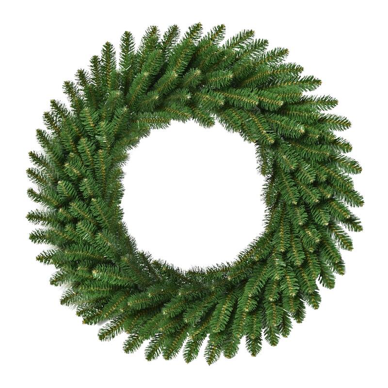 Mountain View Spruce Artificial Christmas Wreath - 2' - Unlit