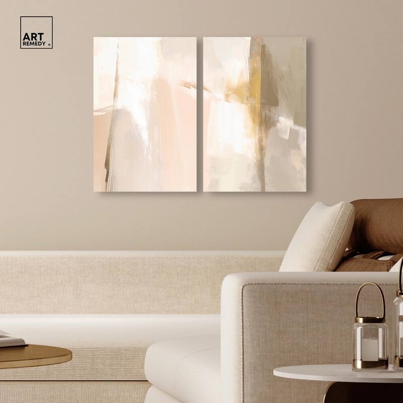 Meditative Hues II Canvas Set of 2 by Art Remedy, Gallery Wrapped