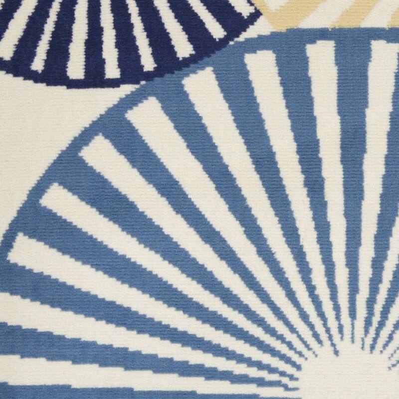 Kanaj Power Loomed Geometric Modern Durable Area Rug By HomeRoots