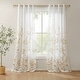 preview thumbnail 51 of 50, Madison Park Cecily Burnout Printed Curtain Panel Single