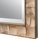 preview thumbnail 6 of 5, Coconut Shell Framed Wall Mirror - 39.5" - Brown and Gold