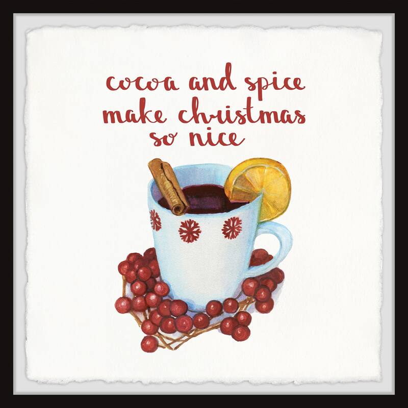 'Christmas Is Nice' Framed Painting Print