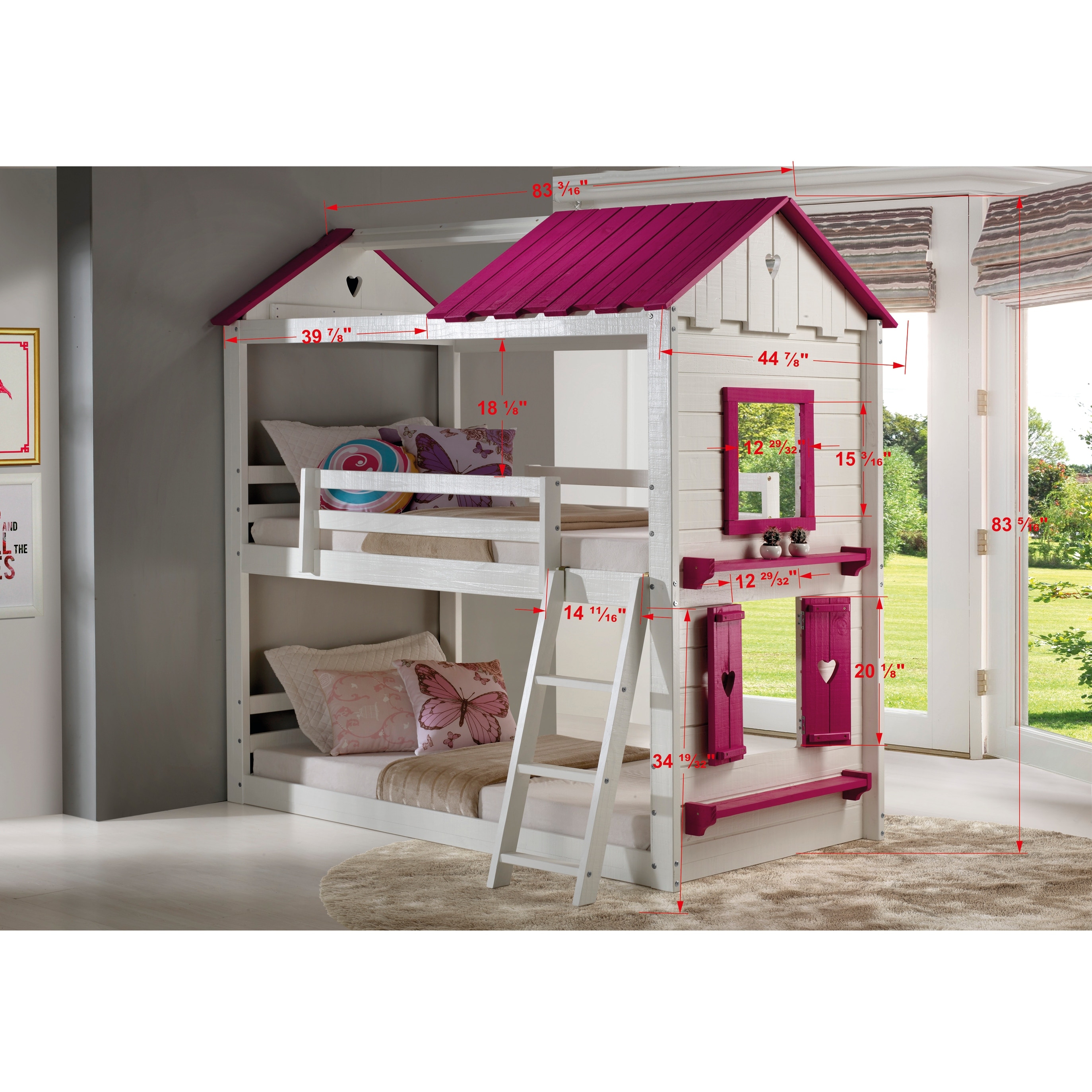Sweetheart bunk bed