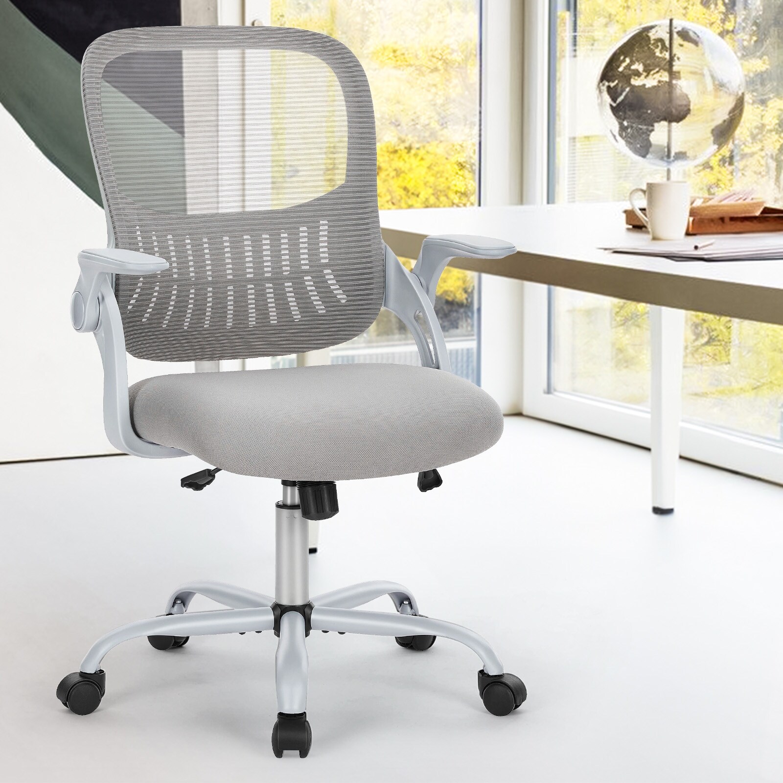 Office chair online with armrest adjustment
